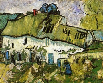 Granja con dos figuras Vincent van Gogh Pinturas al óleo